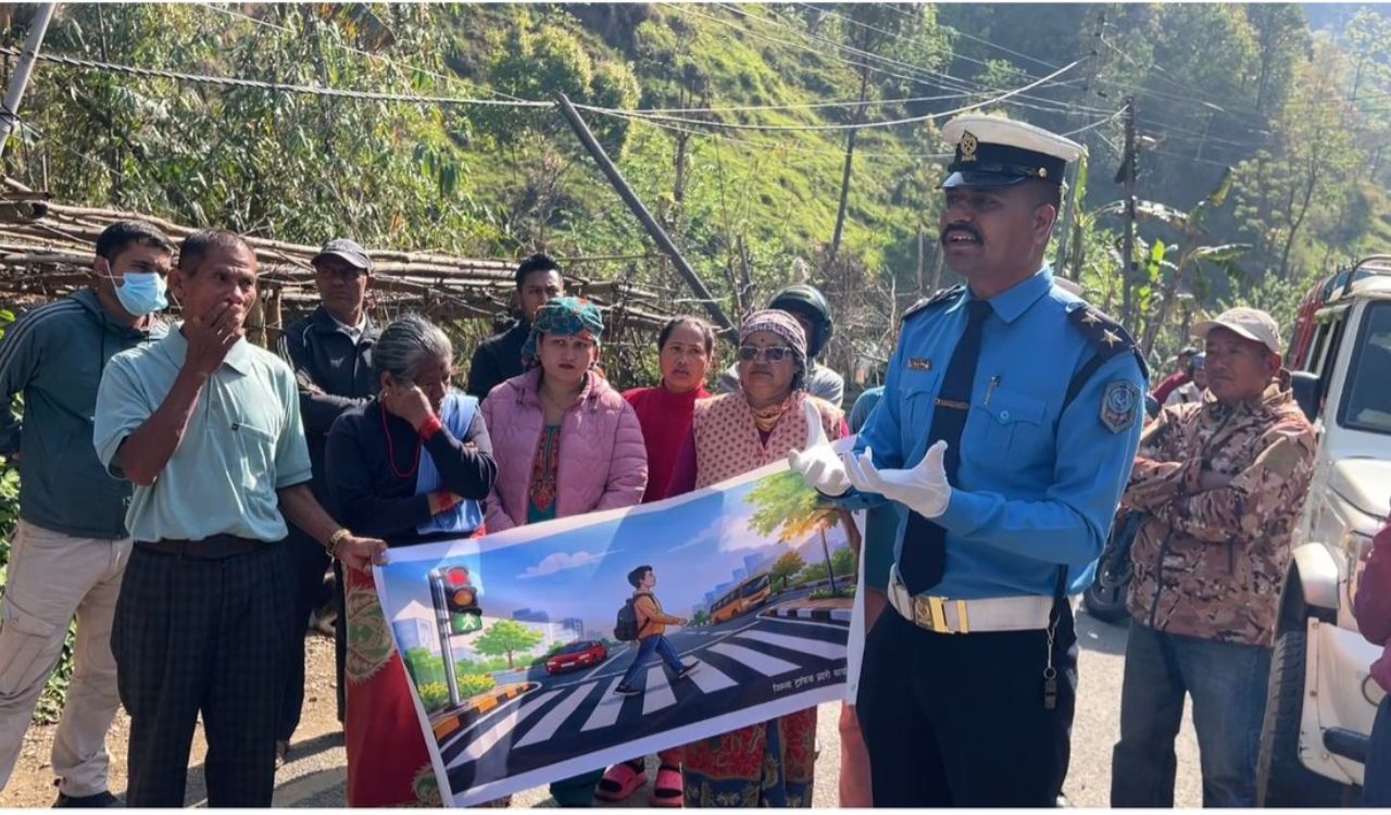 ग्रामीण सडकमा ट्राफिक सचेतना अभियान सुरु, दुर्घटना घटाउने लक्ष्य