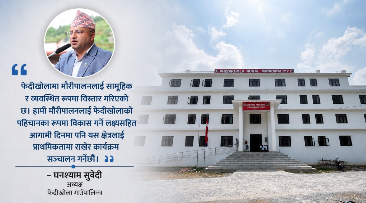 फेदीखोलामा मौरीपालन विस्तार, किसान आत्मनिर्भरतामा टेवा