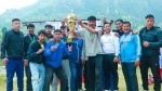 बिरुवामा अध्यक्ष कप: वडा नं–६ ले जित्यो पुरुष भलिबलको उपाधि