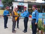 स्याङ्जा प्रहरी प्रमुख एसपी दधिराम न्यौपानेद्वारा पदभार ग्रहण