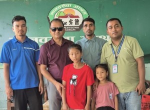अर्जुनचौपारीले बेवारिसे दुई बालिकाको तुलसीपुरबाट उद्धार गर्‍यो