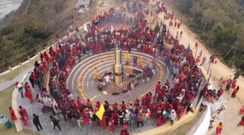 नवग्रह मन्दिरमा एक करोड २५ लाख दीप प्रज्वलन गरियो
