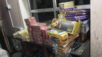 स्याङ्जामा एक हजार बढी प्याकेट पटका बरामद