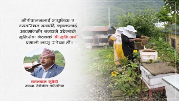 फेदीखोलामा क्युआर कोडबाट मौरीको अनुगमन, प्रविधिसँग जोडियो मौरीपालन