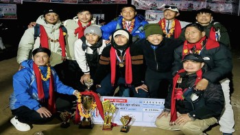 वडास्तरीय पुरुष भलिबलको उपाधि वालिङ–१२ लाई