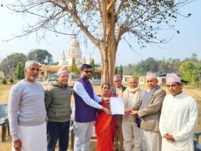 ज्येष्ठ नागरिकहरुलाई सामाजिक विकास कार्यालयको तीन लाख अनुदान