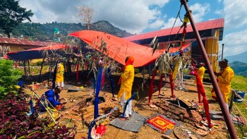 नवग्रह मन्दिरमा ५ लाख ४४ हजारभन्दा बढी मन्त्रजप