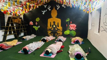 अर्जुनचौपारीमा नवग्रह मन्दिरमै साउण्ड हिलिङ सुरू