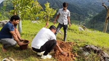 १२ राशि र ९ ग्रहसँग सम्बन्धित वृक्षहरू विधिपूर्वक रोपिँदै, नेपालकै नमुना धार्मिक–प्राकृतिक अध्ययनस्थलतर्फ अघि बढ्ने घोषणा