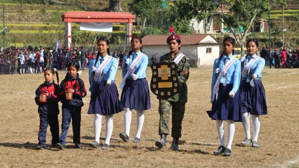 अर्जुनचौपारीमा रनिङ शिल्डसँगै शैक्षिक महोत्सव सुरु