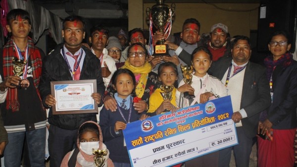 हरिनास राष्ट्रपति रनिङ शिल्डको उपाधि जनजागृती माविलाई