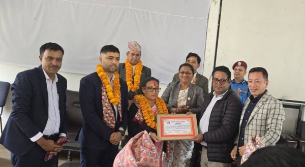 लिसा मूल्याङ्कनमा पहिलो बनेको अर्जुनचौपारी जिसस स्याङ्जाद्वारा सम्मानित