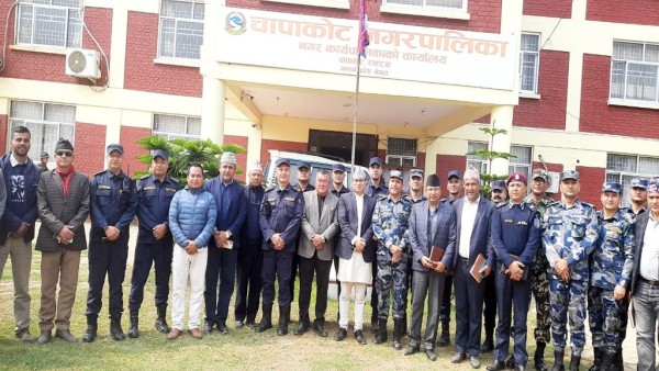 चापाकोटमा निर्वाचन सुरक्षाबारे उच्चस्तरीय छलफल, शान्तिपूर्ण मतदानमा जोड