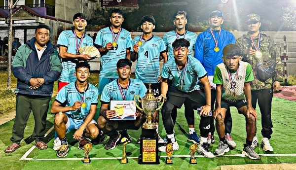 पेल्काचौरको पुरुष भलिबलको उपाधि शुक्लागण्डकीलाई