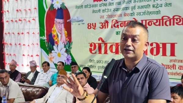 आवश्यक परे नेतृत्व छाड्न तयार छु : कांग्रेस सभापति गगन थापा