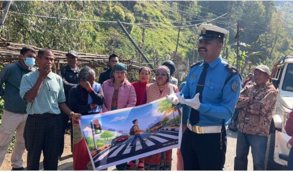 ग्रामीण सडकमा ट्राफिक सचेतना अभियान सुरु, दुर्घटना घटाउने लक्ष्य