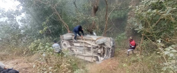वालिङ्मा स्कार्पियो दुर्घटना, पाँच घाइते