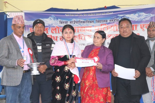 बिरुवामा विद्यालयस्तरीय एकल लोक गायन प्रतियोगिता सम्पन्न