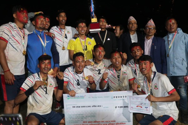 स्याङ्जा आईसीसी कपको उपाधि बिरुवालाई
