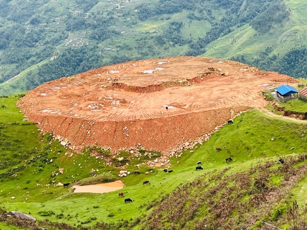 क्रिकेटर सन्दीप लामिछानेको सम्मानमा स्याङ्जामा रंगशाला बन्दै