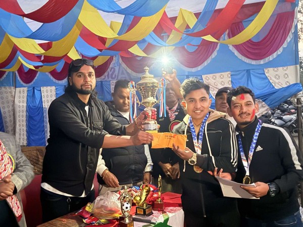 सेभेन ए साइड खुल्ला फुटबल: दोस्रो रिमा स्मृति कपको उपाधि राम लक्ष्मण क्लबलाई