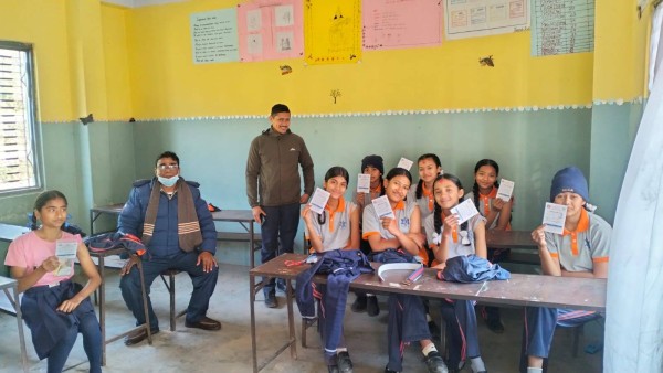 स्याङ्जामा सत प्रतिशत किशोरीलाई एचपिभी खोप लगाइयो