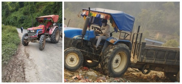 अवैध रूपमा नदीजन्य पदार्थ ओसारपसारमा संलग्न दुई ट्याक्टर नियन्त्रण