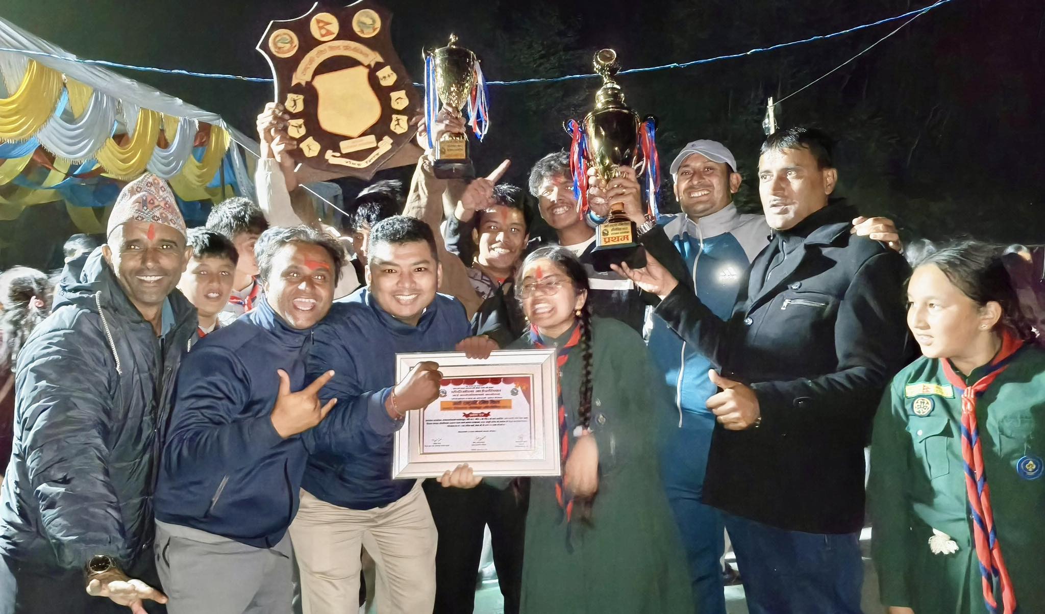 फेदीखोला राष्ट्रपति रनिङ शिल्डको उपाधि सिद्धार्थ माविलाई