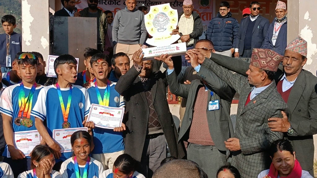 भीरकोट राष्ट्रपति रनिङ शिल्डको उपाधि भाग्योदय माविलाई