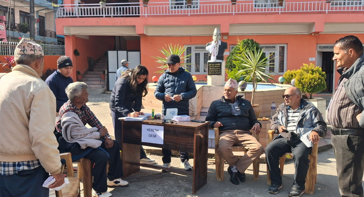 पुतलीबजारमा अब निःशुल्क मधुमेह तथा रक्तचाप परीक्षण सुविधा