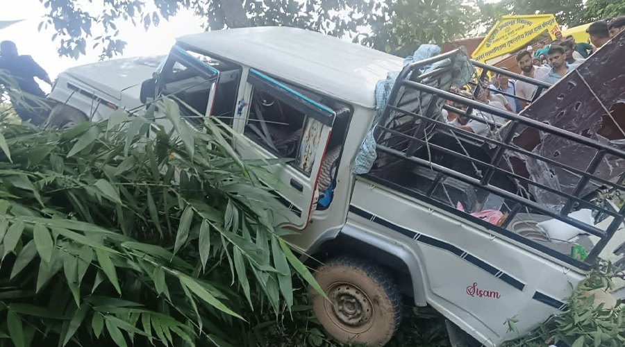 स्याङ्जामा जिप दुर्घटना हुँदा दुई जनाको मृत्यु, १० जना घाइते