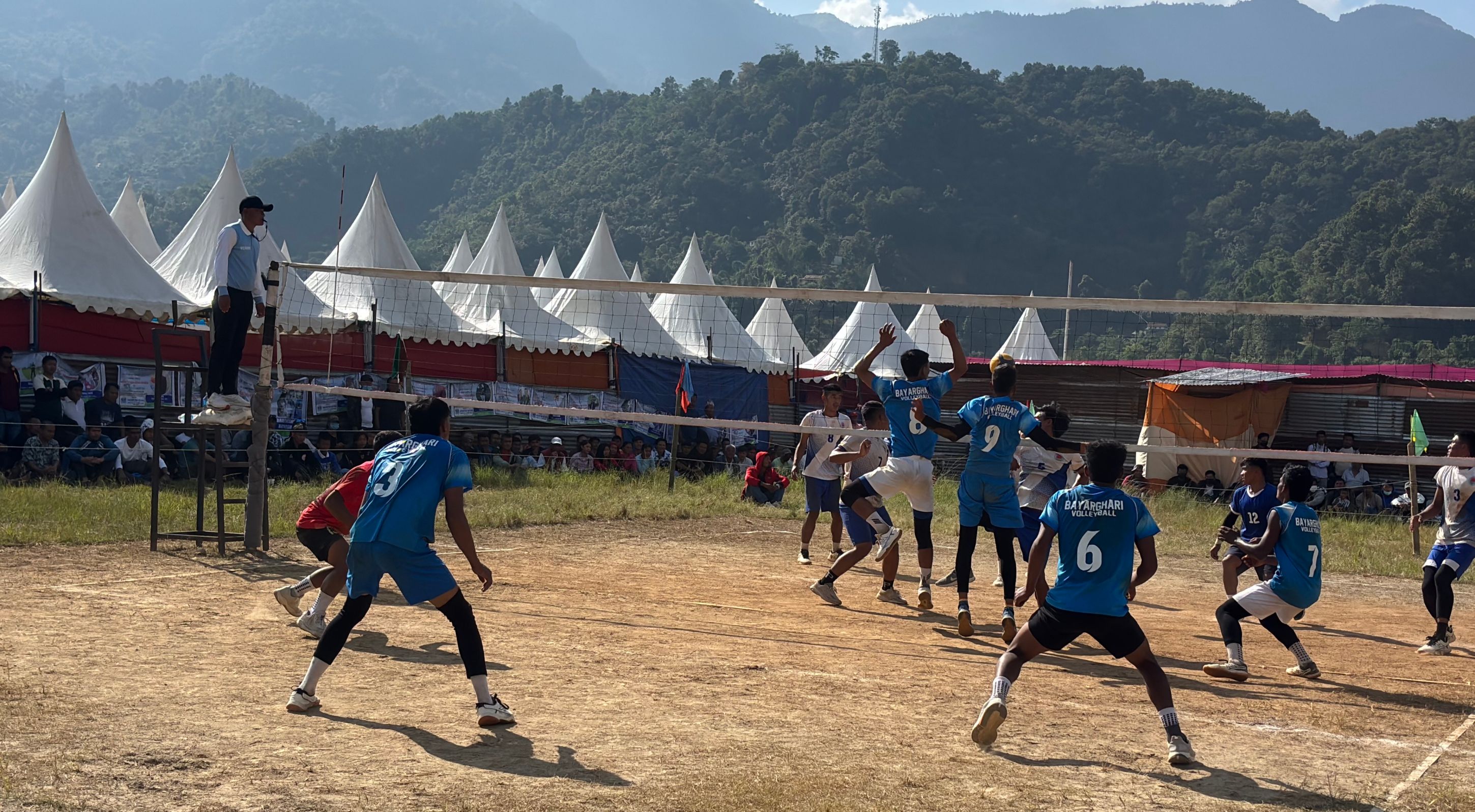 पालिकास्तरीय भलिबल: भीरकोट फाइनलमा प्रवेश