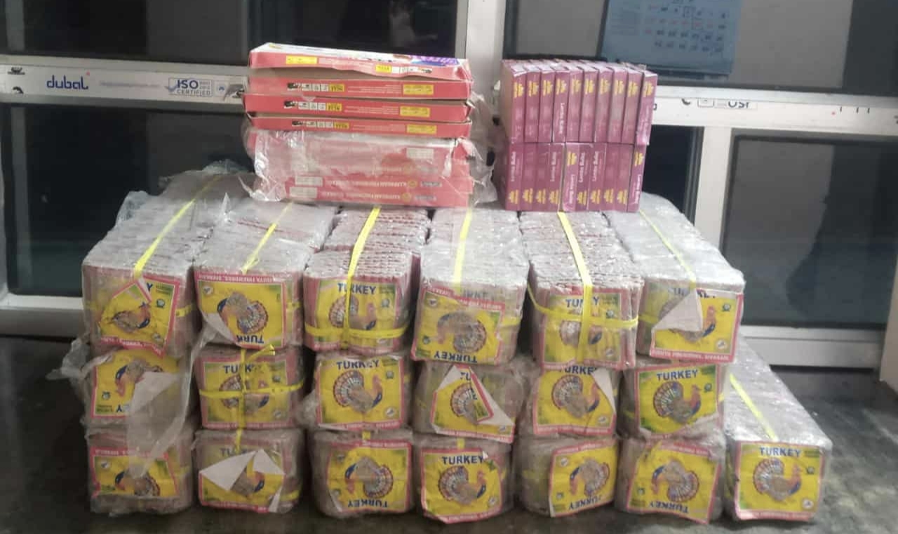 स्याङ्जामा ठूलो परिमाणमा अवैध पटका बरामद गरी नष्ट