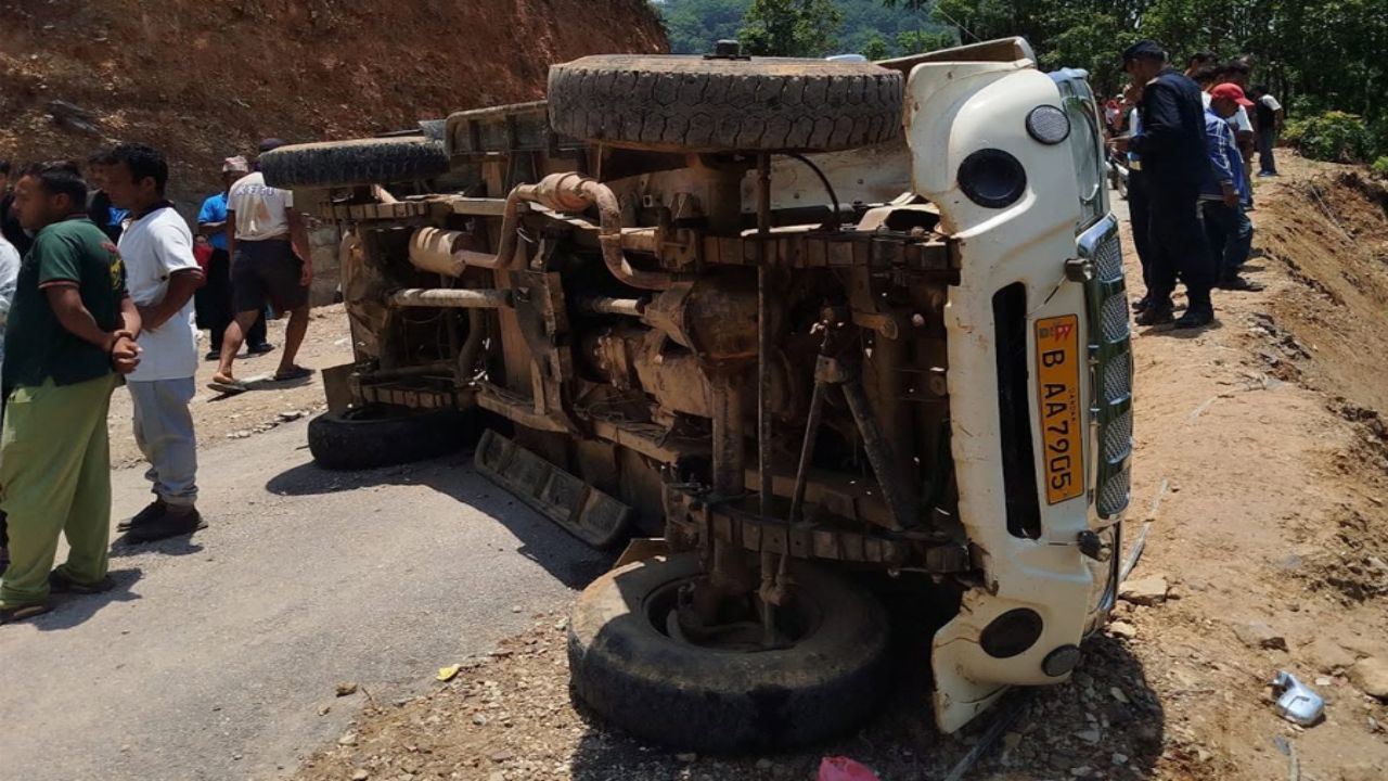स्याङ्जामा तीन महिनामा १८ सवारी दुर्घटना, ६ जनाको मृत्यु
