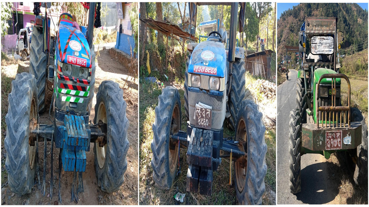 नदिजन्य पदार्थ ओसारपसारमा संलग्न तीन ट्याक्टर नियन्त्रणमा